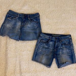 American eagle jean shorts size 10
